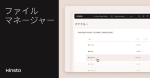 MyKinstaでWordPressファイルの直接管理が可能になりました