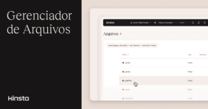 Gerencie arquivos do WordPress no painel de controle do MyKinsta