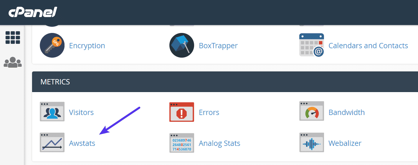 cPanel AWStats.