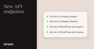 Manage WordPress plugins and themes with the Kinsta API