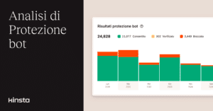 Scopri esattamente dove va il traffico del sito con Protezione bot