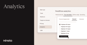 Je kunt nu dieper graven in de MyKinsta Site Analytics