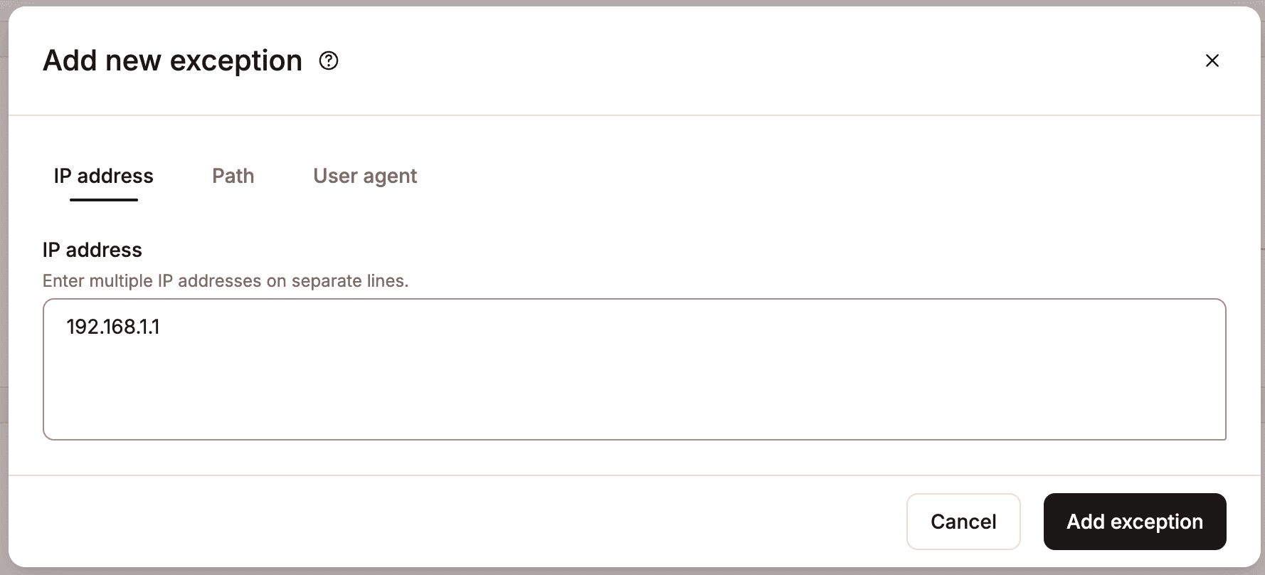 Add the exception IP address, path, or user agent to bot protection.