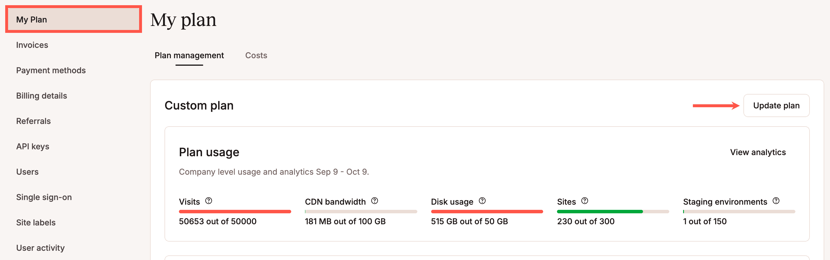 Update your WordPress hosting plan.