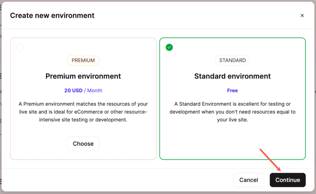WordPress Hosting - Staging Environments - Kinsta® Docs
