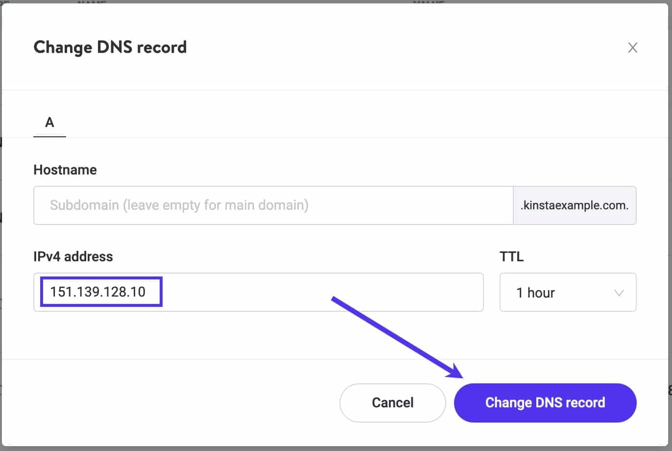 Change your A record to point to StackPath.