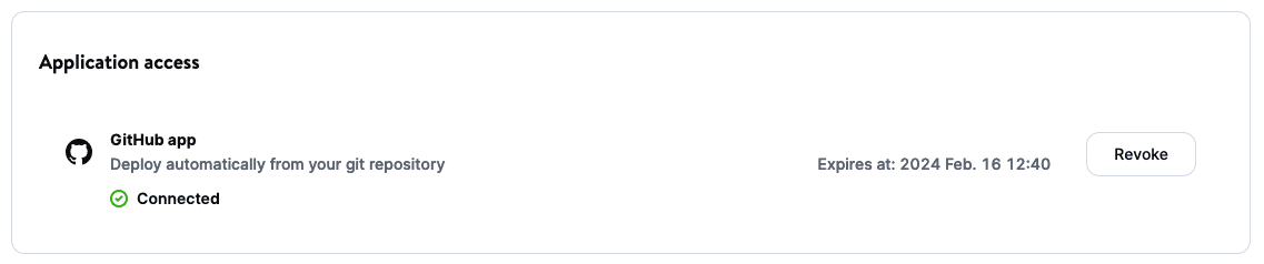 Remove access to your Git service.
