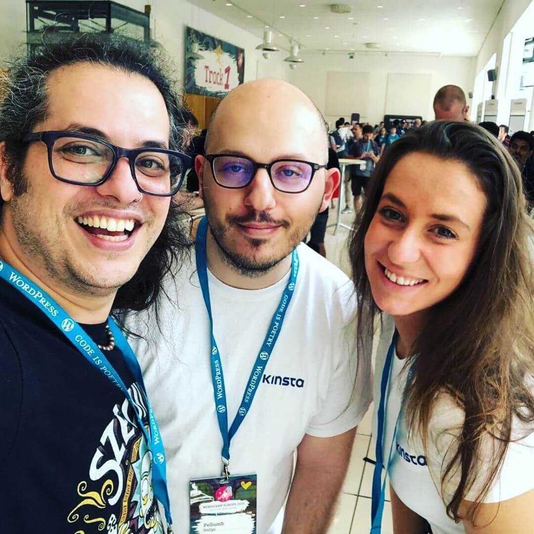 Das Kinsta-Team beim WordCamp Europa