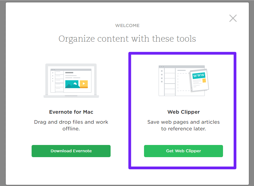 Evernote Web Clipper 