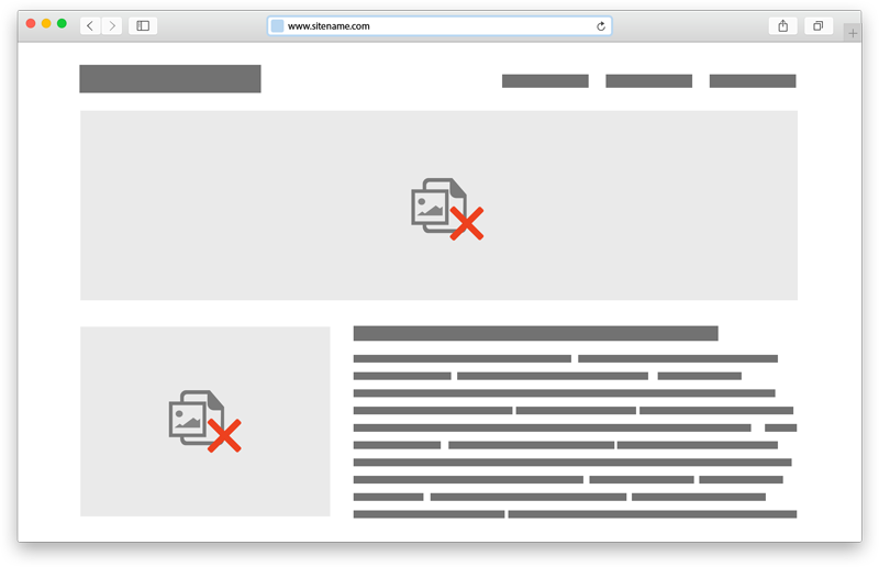 Leistungsschwache Websites