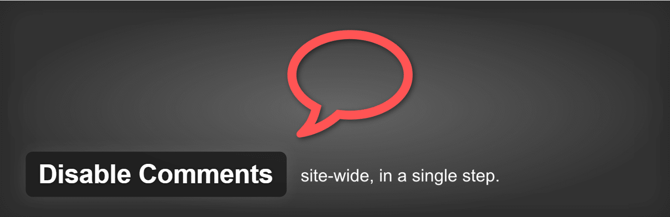 Disable comments-Plugin