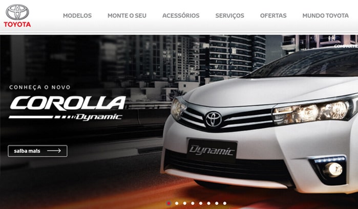 toyota wordpress seiten