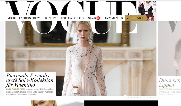 vogue wordpress seiten