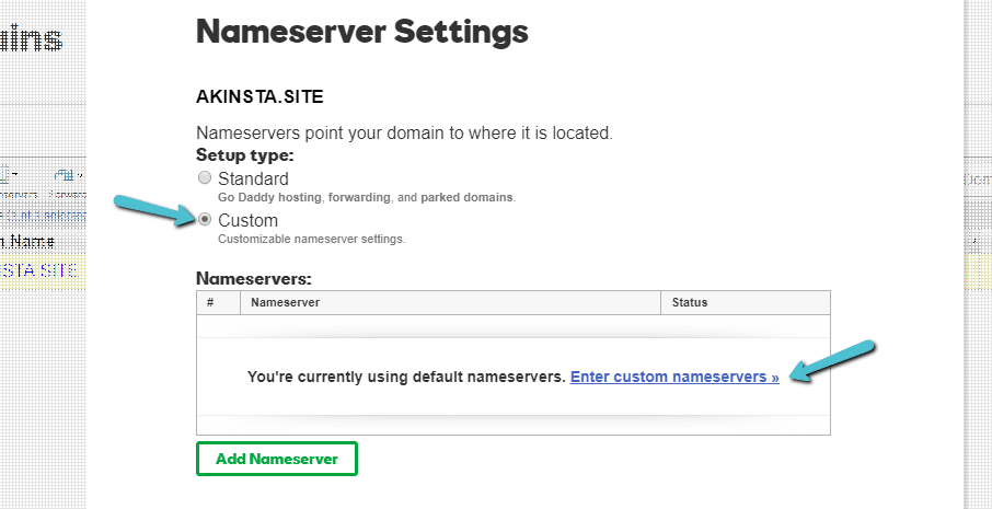 So fügst du benutzerdefinierte Nameserver hinzu