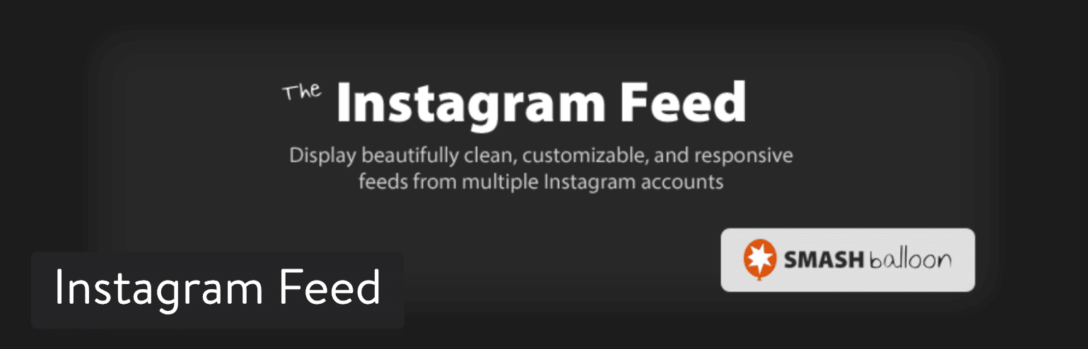 Instagram Feed WordPress plugin