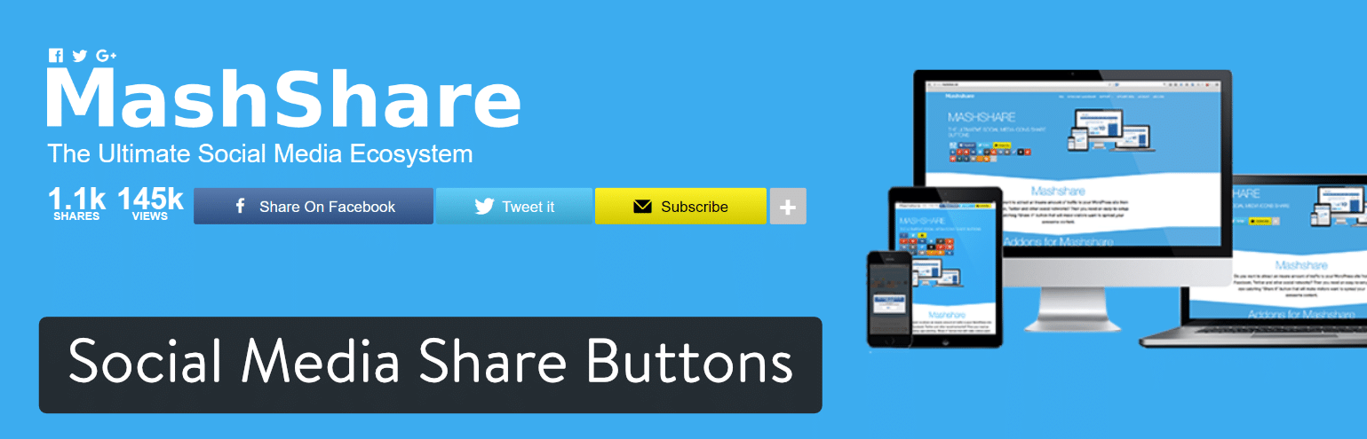 Social Media Share Buttons WordPress plugin