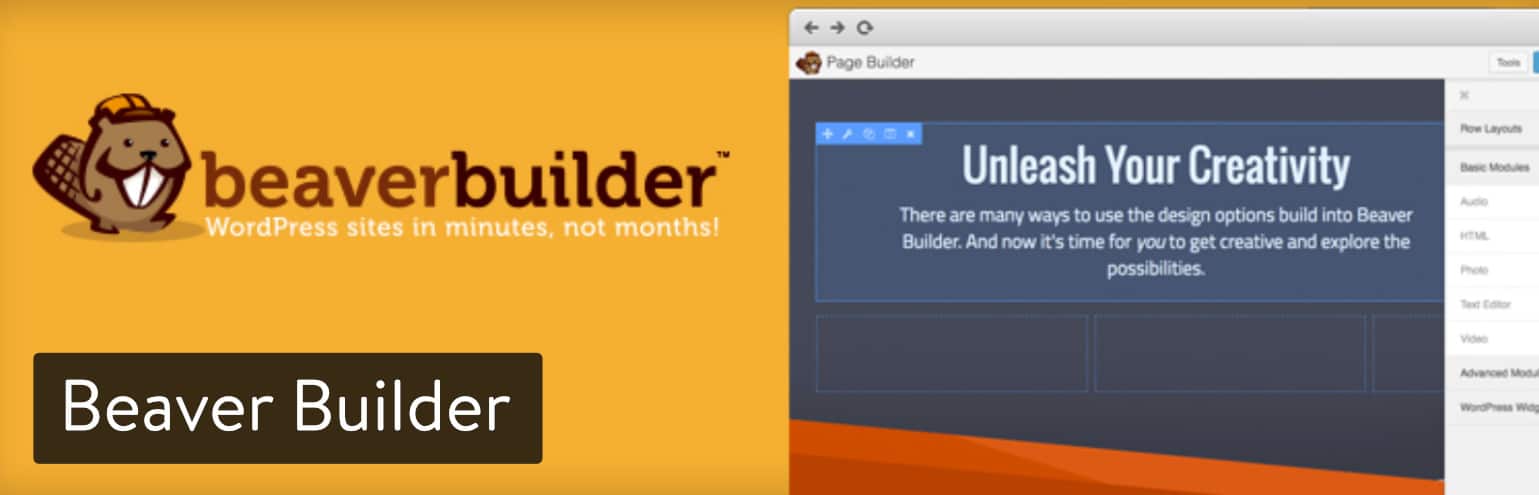 Constructeur de page Beaver Builder WordPress