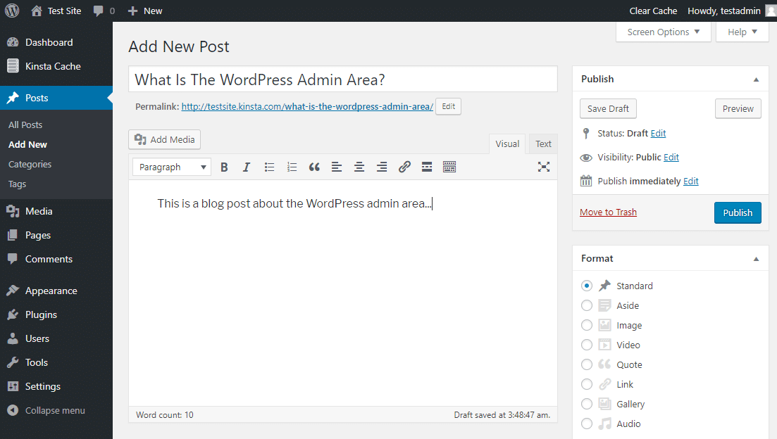 Das WordPress-Editor