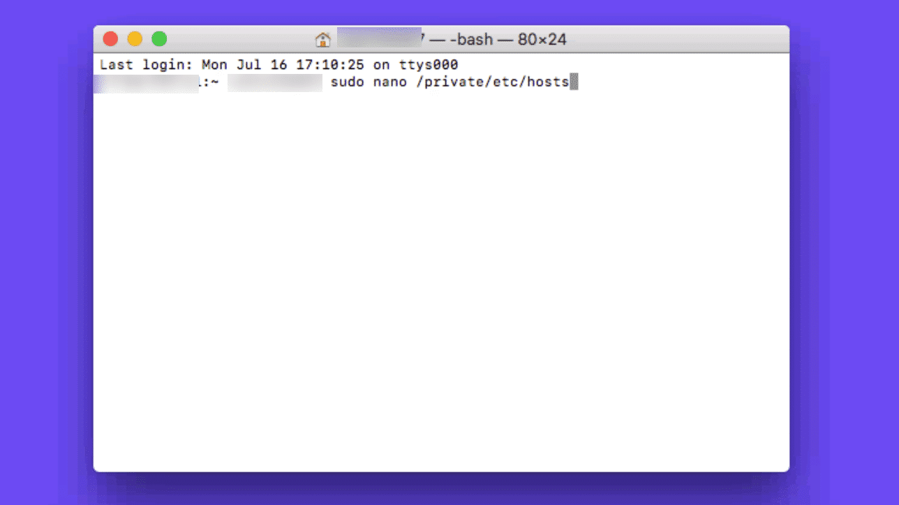 Hosts-Datei Mac