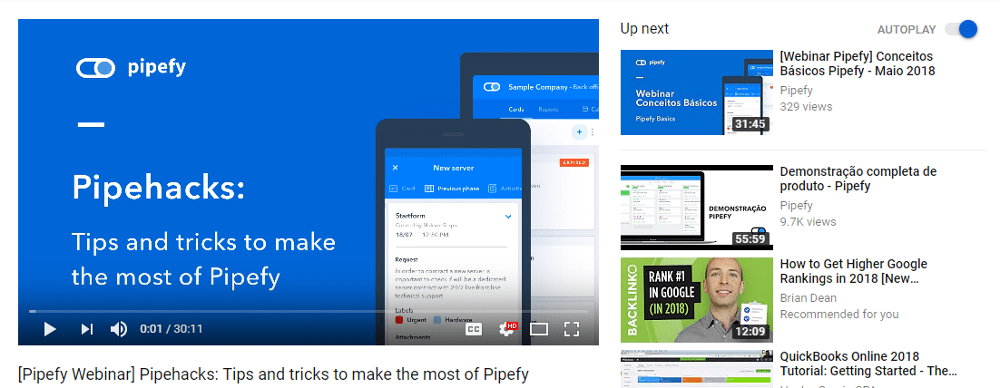 Pipefy webinar