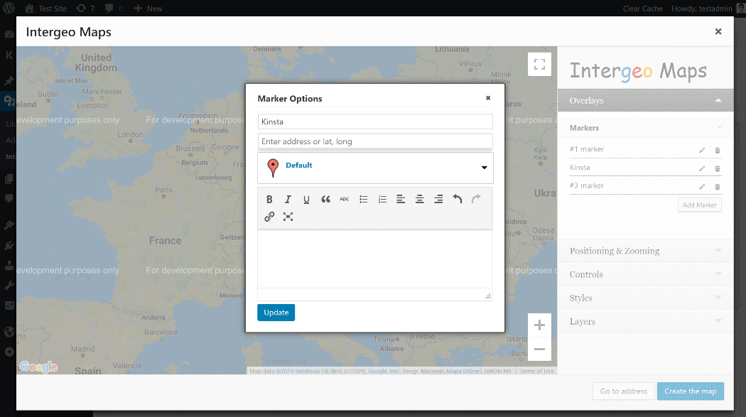 Intergeo Interface