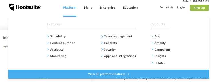 Plattform und Planbeispiel