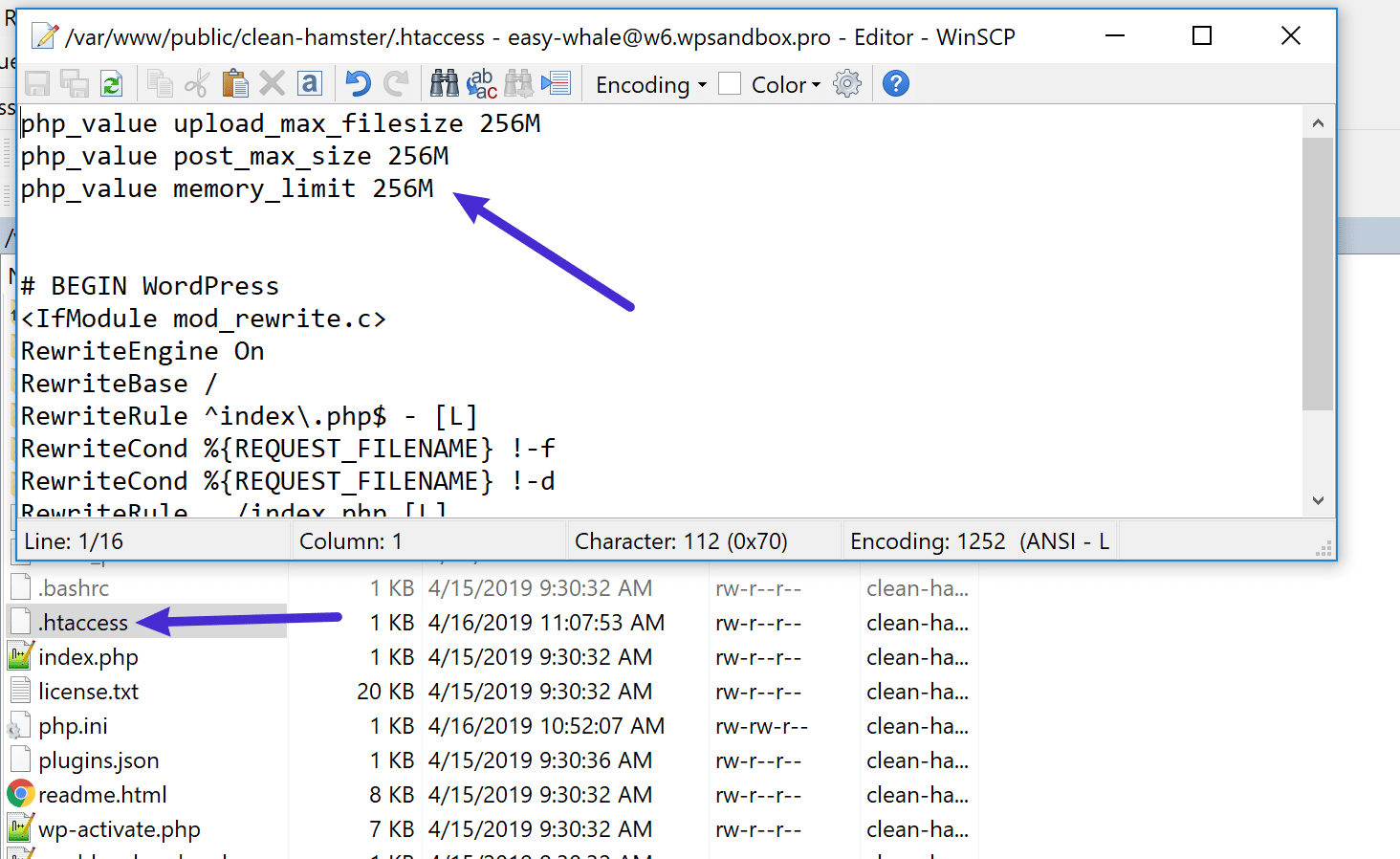 post max file size php