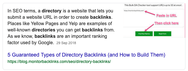 Featured Snippet