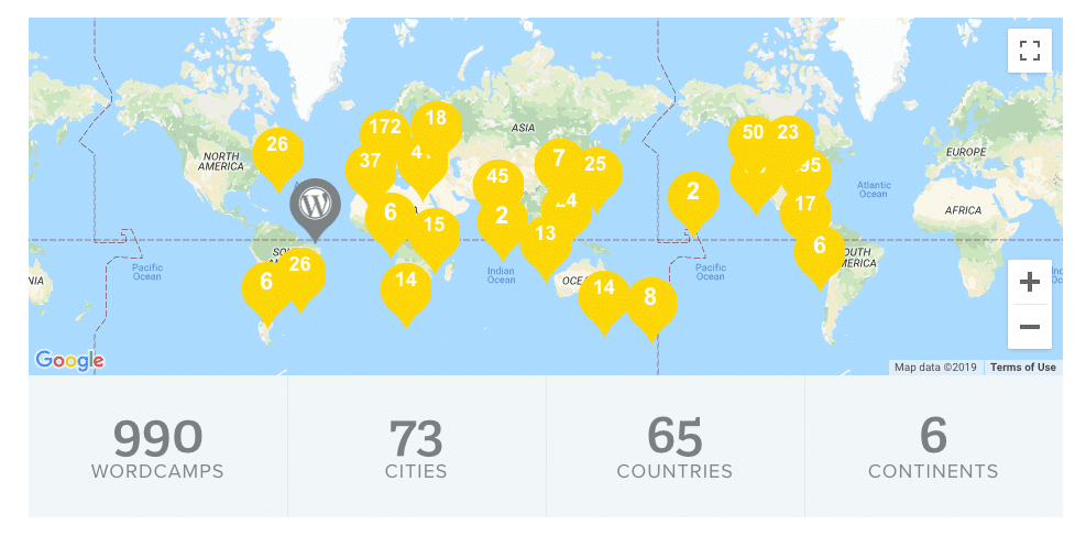 WordCamps weltweit