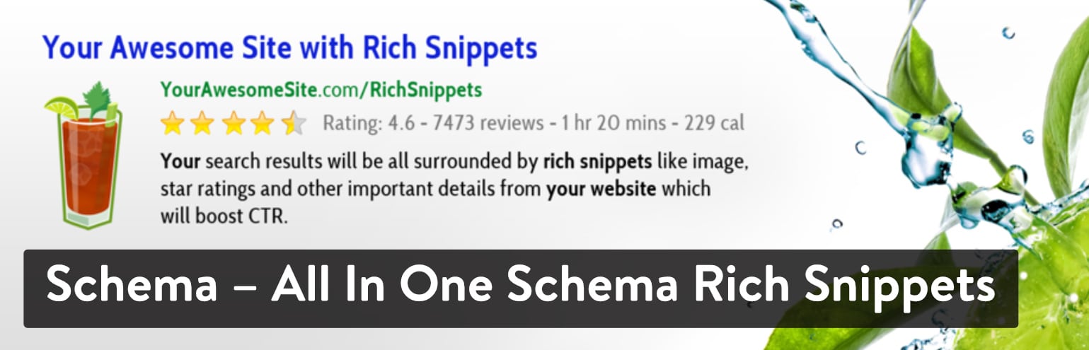 Beste WordPress Review Plugins: Schema - All In One Schema Rich Snippets