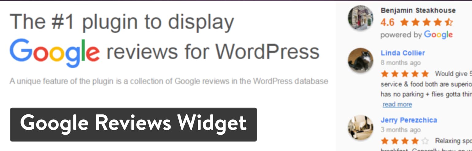 Beste WordPress Review Plugins: Google Reviews Widget