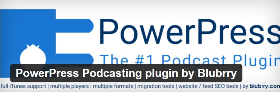 PowerPress Podcasting Plugin von Blubrry