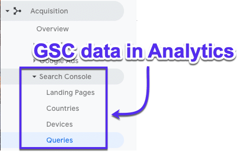 Wie man die Daten der Google Search Console in Google Analytics sehen kann