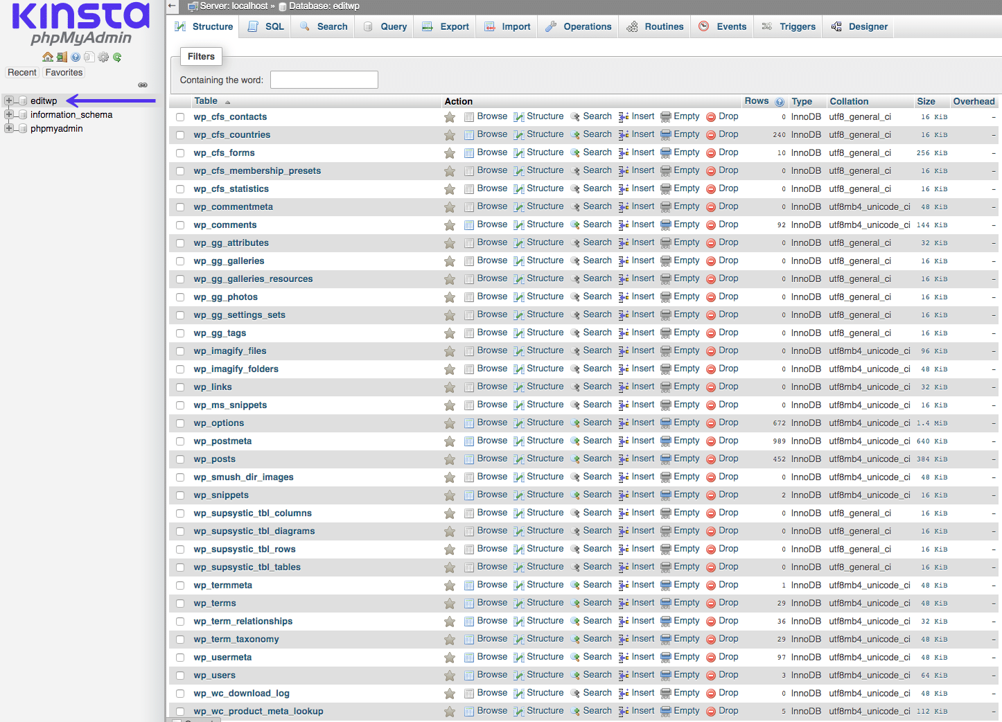 MySQL-Datenbank