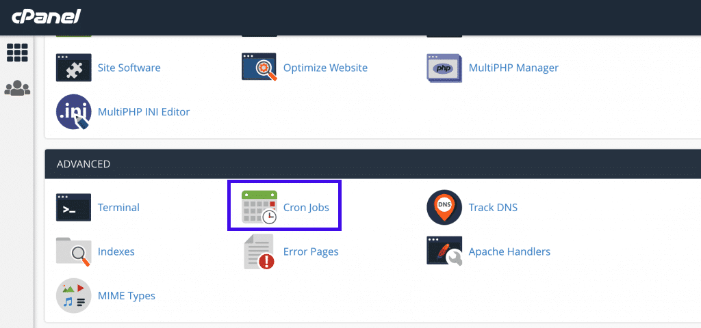 Cron jobs via cPanel