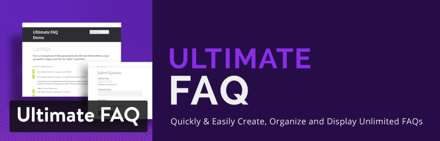 WordPress FAQ plugin: Ultimate FAQ plugin