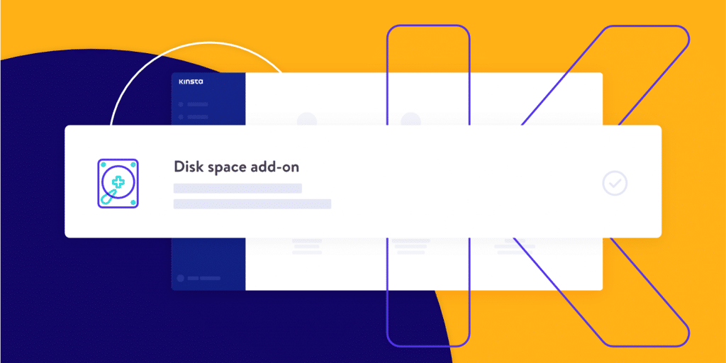 Das Festplattenspeicher-Add-on ist Jetzt in MyKinsta Verfügbar