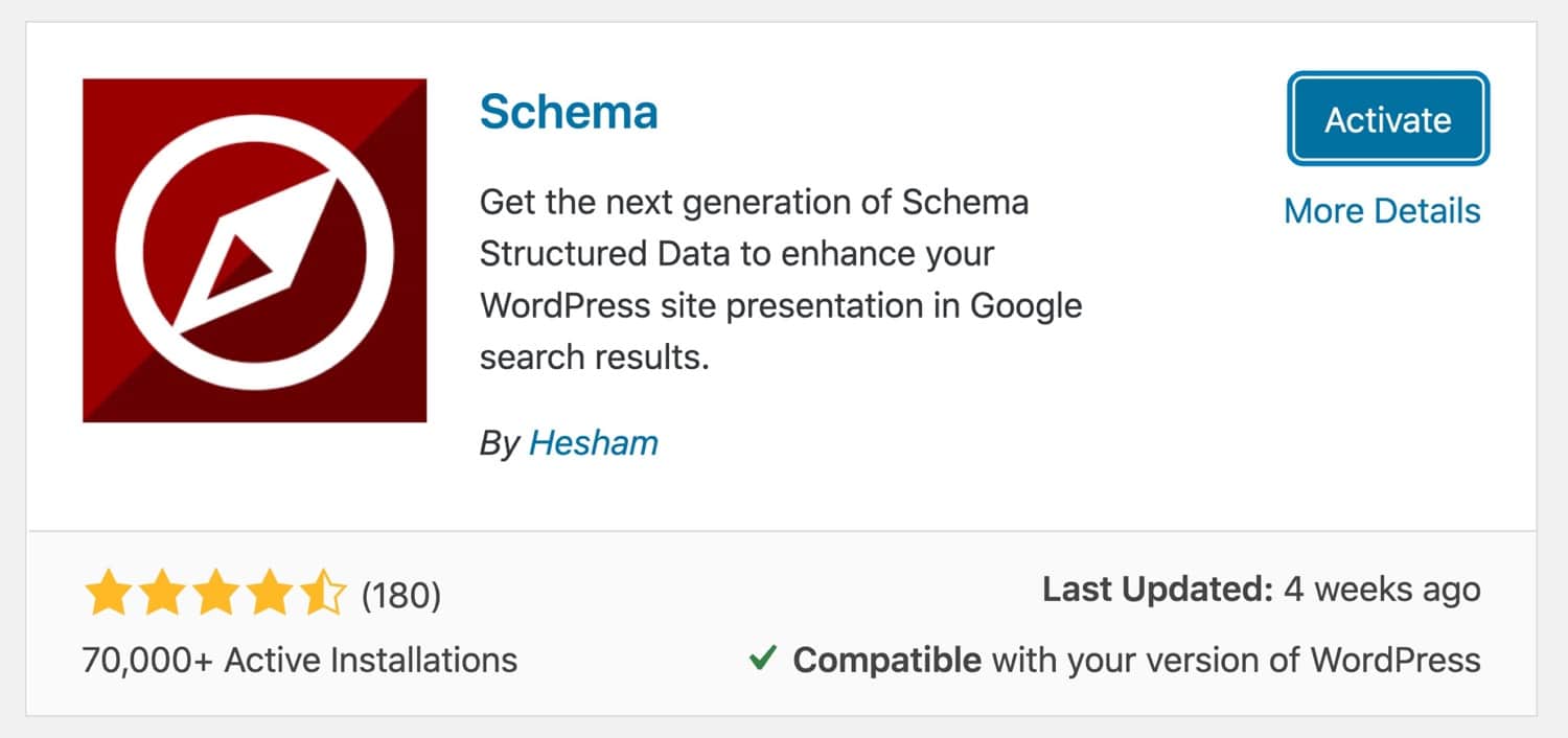 Installieren des Schema-Plugins