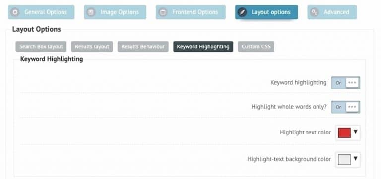 Ajax-Such-Plugin: Keyword highlighting