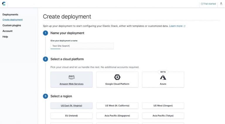 Elastic: Full Stack Deployment Konfiguration