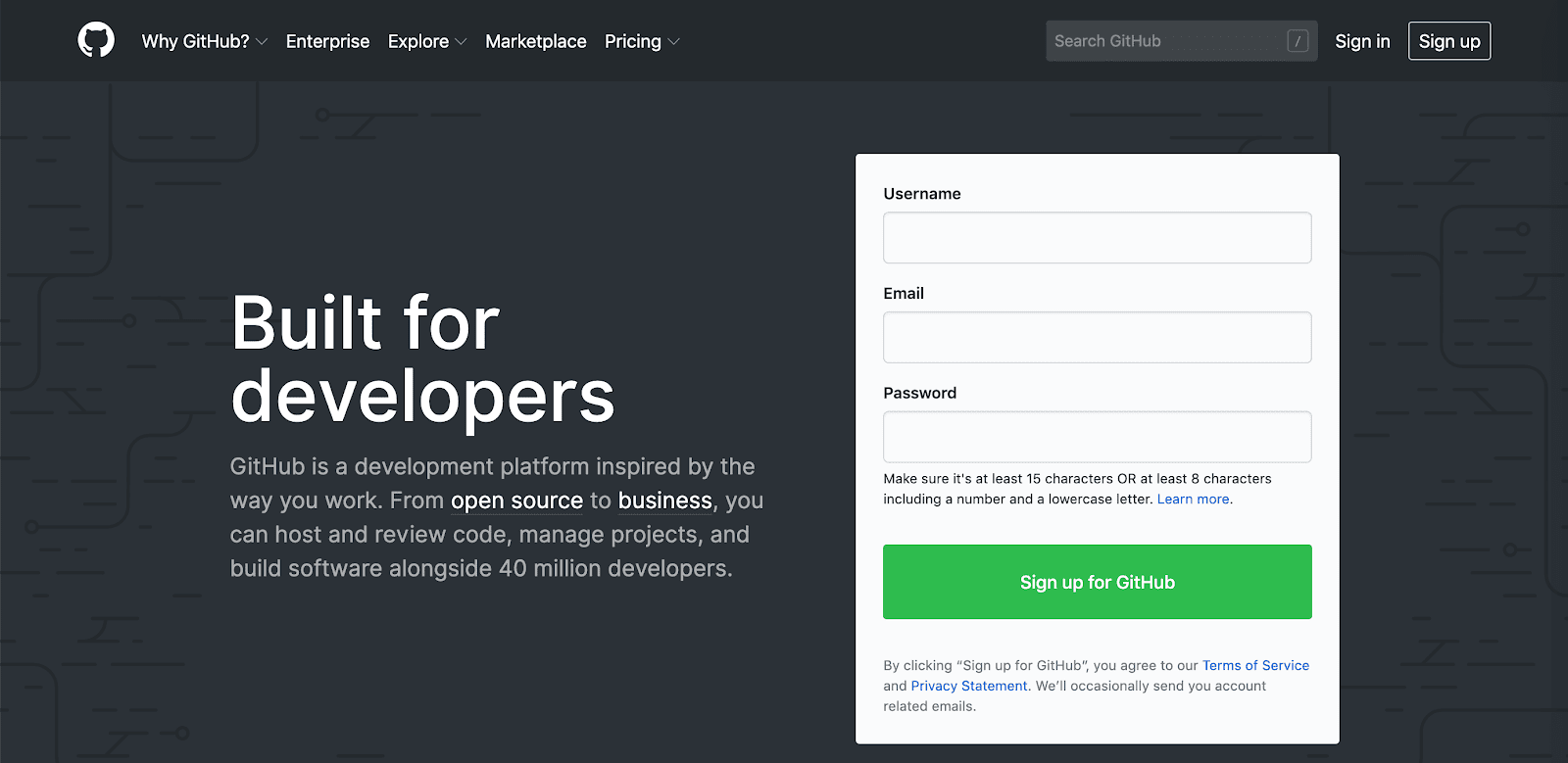 GitHub Homepage