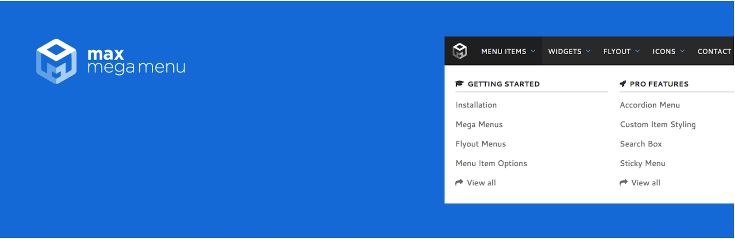 Max Mega Menu WordPress-Plugin