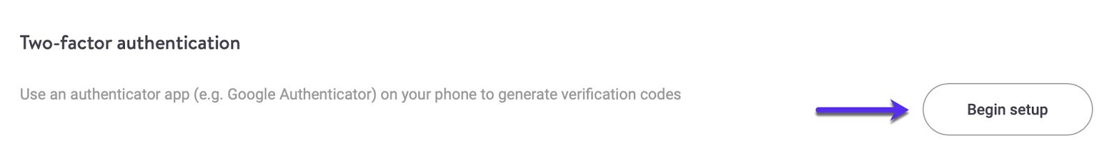 mykinsta 2fa neue Authenticator-Basierte