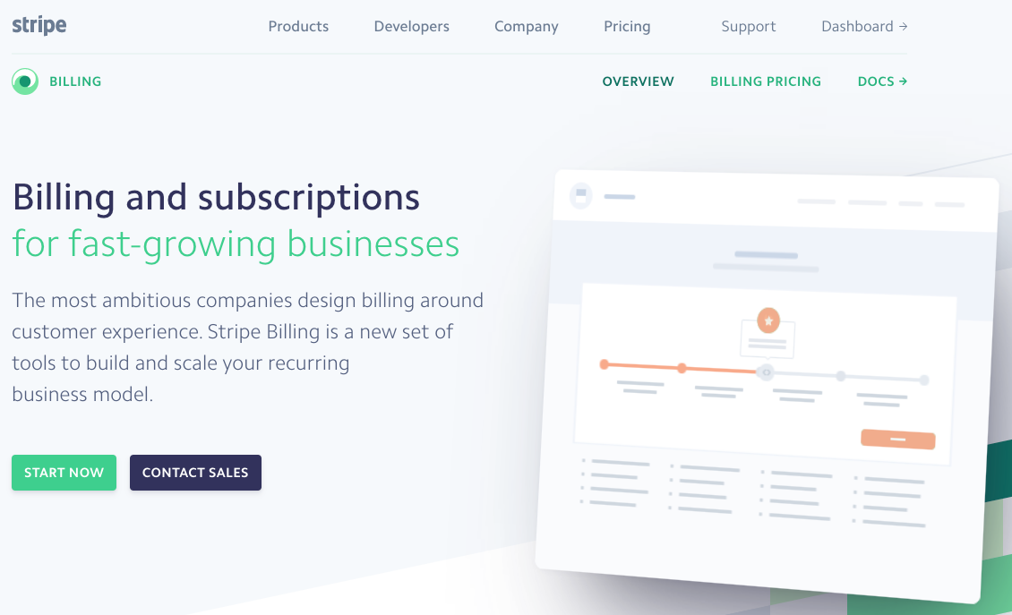 SaaS products: Stripe