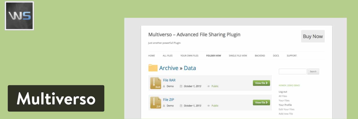 Multiverso WordPress-Plugin