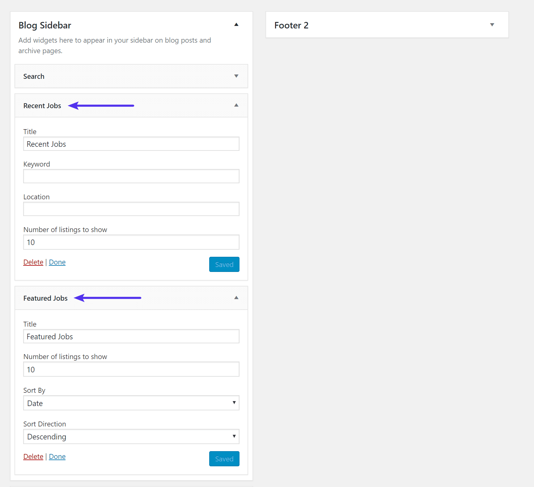 WP Job Board Widgets