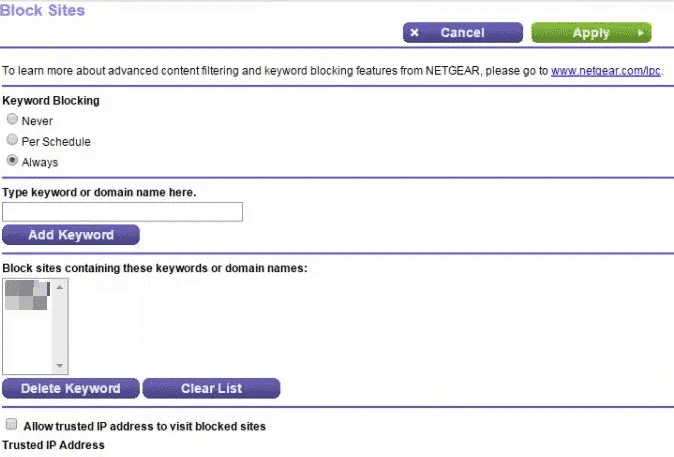 Blockiere Webseiten mit deinen Router-Einstellungen