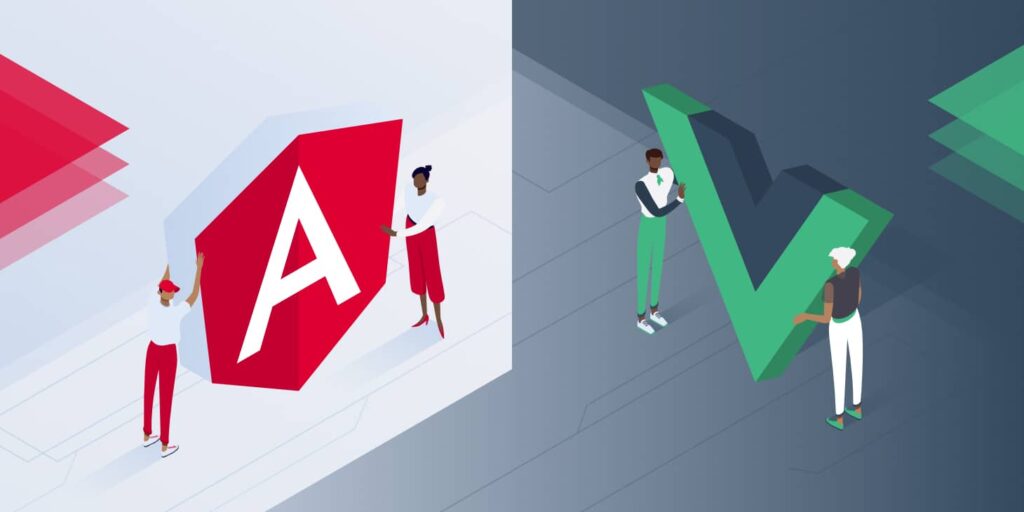 Angular vs. Vue: Ein Kopf-an-Kopf-Vergleich