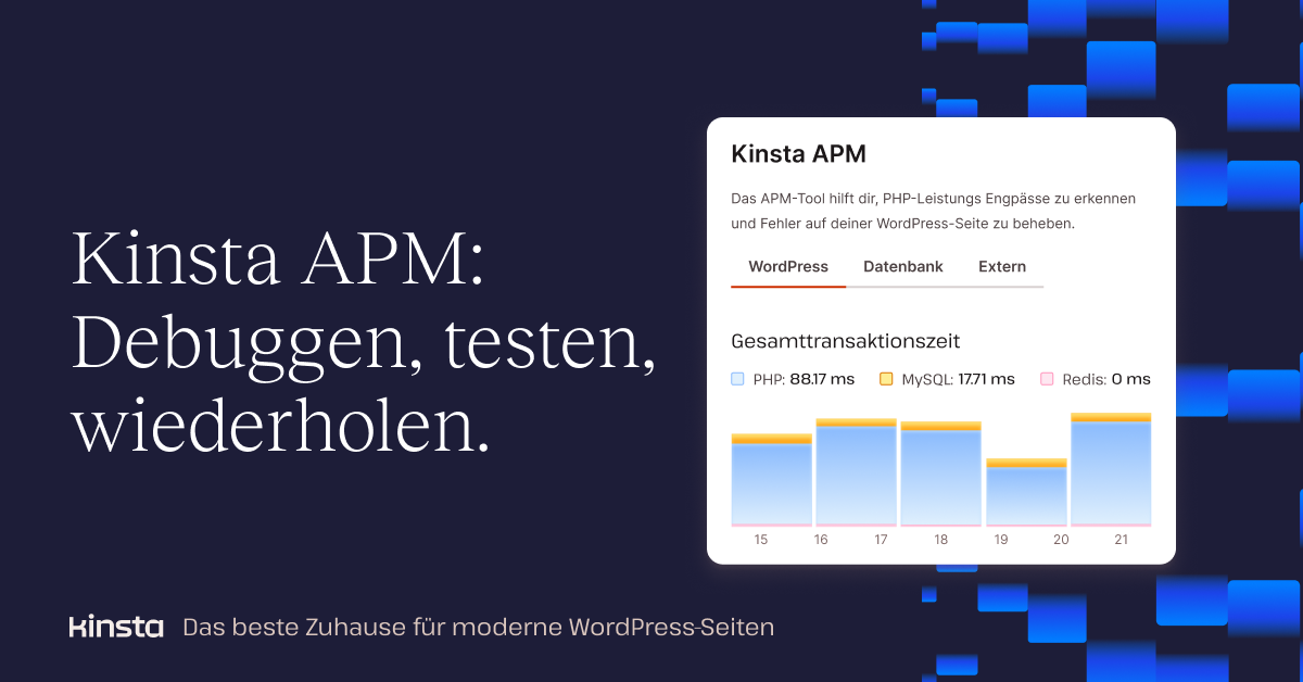 Kinsta APM Tool Application Monitoring Tool f r WordPress