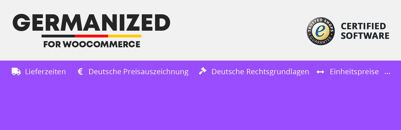 Germanized für WooCommerce